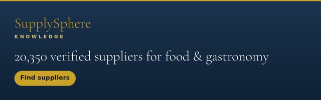 20,350 verified suppliers for food & gastronomy